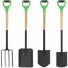 VidaXL Ensemble D'outils De Jardinage 4 Pcs Acier Et Bois De Frêne -Outil de travail du sol Soldes 46716406 1