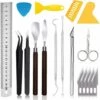 Lot De 18 Outils De Désherbage Bricolage En Vinyle Pour Désherbage De Vinyle, Silhouettes, Camées, Lettrage GrooFoo -Outil de travail du sol Soldes 47907254 1