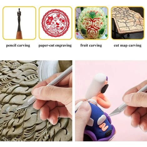 Lot De 18 Outils De Désherbage Bricolage En Vinyle Pour Désherbage De Vinyle, Silhouettes, Camées, Lettrage GrooFoo 4 Lot De 18 Outils De Désherbage Bricolage En Vinyle Pour Désherbage De Vinyle, Silhouettes, Camées, Lettrage GrooFoo – Image 2