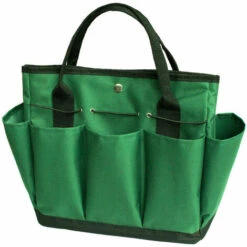 Sac De Rangement Pour Outils De Jardinage Avec 9 Poches – Cadeaux De Jardinage Pour Femme, Sac Fourre-tout Robuste Pour Outils, Kit D'outils, Intérieur Et Extérieur, Organiseur Vert Fontainebleau