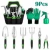 FREOSEN Outils De Jardinage ,9 En 1 Kits De Jardinage Outils De Bonsaï Pour Le Soin Des Plantes D'intérieur Et D'extérieur, Cadeau De Jardin -Outil de travail du sol Soldes 49149583 1