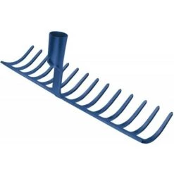 FP Rateau A Cailloux 16 Dents, Bleu Sans Manche