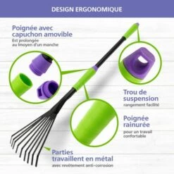 PALISAD - Ensemble D'outils De Jardin - 7 Pcs. -Outil de travail du sol Soldes 50816557 4
