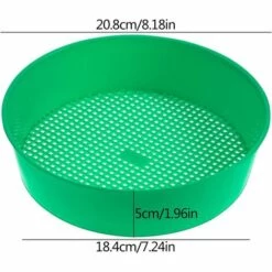 TANABATA Tamis à Sable Tamis De Jardin Rond En Plastique Lot De 2 Tamis à Compost Tamis à Terre,Maille Plantes Succulentes Sable Pierre Filtre Outil Jardinage Tamis Pour La Maison Jardin Plante -Outil de travail du sol Soldes 50906708 2