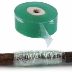 HIASDFLS Ruban De Greffe 100M / 328Ft Film Barrière Transparent Pour Fleurir Bio-Dégradable Avec Barrière Anti-Humidité Ruban De Greffe De Pépinière Auto-Adhésif -Outil de travail du sol Soldes 51216279 2