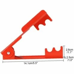 HIASDFLS 1Pc Rose Thorn Effeuillage Outil, Métal Thorn Décapant Roses Feuilles Enlèvement, Rose Pince Outil De Jardin Bavures Retrait -Outil de travail du sol Soldes 51216354 2