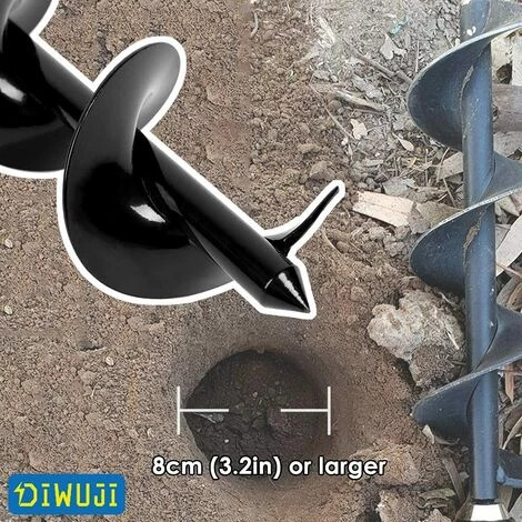 CADEAU Jardin Foreuse Tige Hexagonale Acier Inoxydable Tariere Thermique Creuser Des Trous Cultiver En Profondeur Outil De Plantation Pratique Pour Fleur Planter Des Arbres Arbustes 6 CADEAU Jardin Foreuse Tige Hexagonale Acier Inoxydable Tariere Thermique Creuser Des Trous Cultiver En Profondeur Outil De Plantation Pratique Pour Fleur Planter Des Arbres Arbustes – Image 4