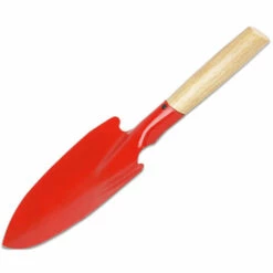 MALLOMNE Mini Pelle �� Manche En Bois De Jardinage Outils L��gers Pour Femmes, Hommes, Personnes Ag��es Arthritiques Rouge -Outil de travail du sol Soldes 51545332 2