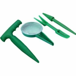 LITZEE 4PCS Mini Kit Outils Jardinage,Jardin Succulent Kit Réglable Semis Semis Transplanteur Perforateur Semoir Et Cutter Pour Plantes Charnues,Sol Puncher Graine Planteur Outil Kit Set Simple Semis -Outil de travail du sol Soldes 51550777 2