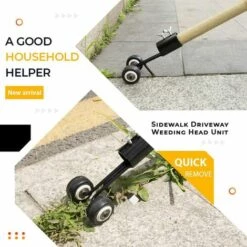 LITZEE Désherbeur Manuel Outil De Désherbage Manuel Outil De Désherbage Le Jardin Des Mauvaises Herbes Snatcher Outil De Désherbage Des Fissures Pour Le Nettoyage Entre Les Dalles,et Les Pelouses -Outil de travail du sol Soldes 51552683 5