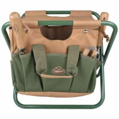 Tabouret Range Outils Pliable. Vert. Marque : Esschert Design. Réf. : GT01 - Vert -Outil de travail du sol Soldes 52046814 3