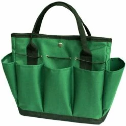 Sac De Rangement D'outil De Jardinage - Sac De Rangement Pour Outils - Organisateur D'ensemble D'outil De Avec 8 Poches Oxford Pour L'intérieur Et L'extérieur，Fontainebleau