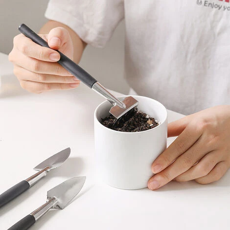 LIFCAUSAL Ensemble D'outils De Plantation De Jardin 5 PCS Bonsai Succulent Transplantation Miniature Fée Outils à Main Pour Le Bureau à Domicile 7 LIFCAUSAL Ensemble D'outils De Plantation De Jardin 5 PCS Bonsai Succulent Transplantation Miniature Fée Outils à Main Pour Le Bureau à Domicile – Image 5