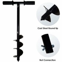 LIFCAUSAL Foret De Jardin Manuel Digger Post Ground Auger Portable Pour La Plantation -Outil de travail du sol Soldes 52728458 3