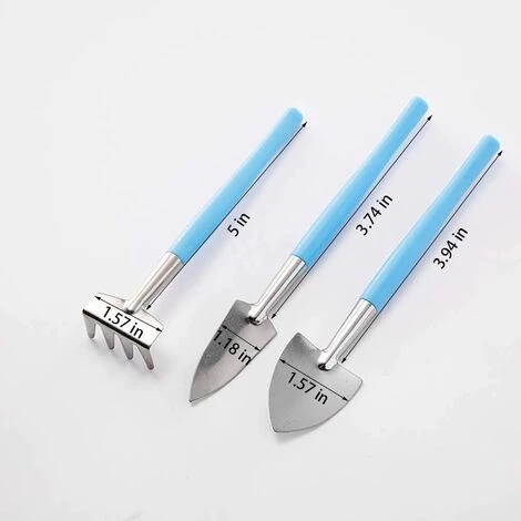 SUPERMARKET Ensemble Mini Outils De Jardinage, 6 Pcs/Set Mini Outil De Jardinage - Mini Râteau, Truelle Et Pelle Pour Pot De Fleurs, Succulentes, Plants, Bonsaï Et Plantation,Superma 4 SUPERMARKET Ensemble Mini Outils De Jardinage, 6 Pcs/Set Mini Outil De Jardinage - Mini Râteau, Truelle Et Pelle Pour Pot De Fleurs, Succulentes, Plants, Bonsaï Et Plantation,Superma – Image 2