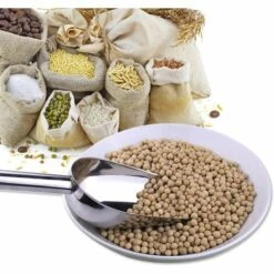 Kueatily Pelle Multifonctionnelle En Acier Inoxydable Pour La Nourriture De Votre Animal De Compagnie, Marchandises Sèches, Bonbons, Popcorn Et épices -Outil de travail du sol Soldes 53074902 5