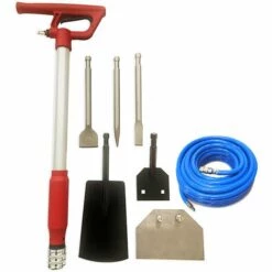 DOMAC Beche Pneumatique Pour Compresseur Avec Flexible Michelin 20 Mt Gros Passage D’air 10mm