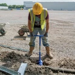 Draper Tools Tarière Pour Poteau 1070 X 155 Mm Bleu 24414 -Outil de travail du sol Soldes 5487529 3