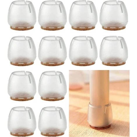 CATHERINE 16 Pièces Chaise Casquettes Patins Pour Meubles Silicone Protection Plaquettes De Pieds De Meubles Chaise Jambe Caches Housse De Table Rayures Protecteurs De Sol Pour Pieds Ronds 26-29mm 3 CATHERINE 16 Pièces Chaise Casquettes Patins Pour Meubles Silicone Protection Plaquettes De Pieds De Meubles Chaise Jambe Caches Housse De Table Rayures Protecteurs De Sol Pour Pieds Ronds 26-29mm