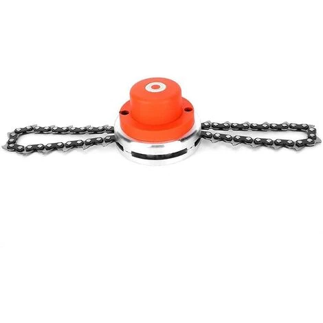 LUCKY-88 Tête De Coupe Multifonctionnelle à Chaîne En Spirale Noire Tête De Tondeuse Pour Jardin Agriculture Accessoires Durables Extérieur Acier Au Manganèse Désherbage Dur Et Durable 4 LUCKY-88 Tête De Coupe Multifonctionnelle à Chaîne En Spirale Noire Tête De Tondeuse Pour Jardin Agriculture Accessoires Durables Extérieur Acier Au Manganèse Désherbage Dur Et Durable – Image 2