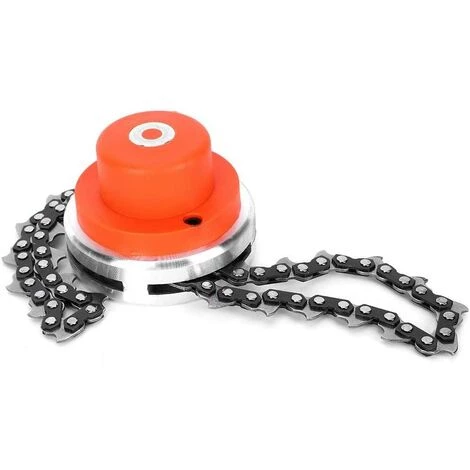 LUCKY-88 Tête De Coupe Multifonctionnelle à Chaîne En Spirale Noire Tête De Tondeuse Pour Jardin Agriculture Accessoires Durables Extérieur Acier Au Manganèse Désherbage Dur Et Durable 6 LUCKY-88 Tête De Coupe Multifonctionnelle à Chaîne En Spirale Noire Tête De Tondeuse Pour Jardin Agriculture Accessoires Durables Extérieur Acier Au Manganèse Désherbage Dur Et Durable – Image 4