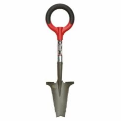 NO-NAME Venteo - Mini-digger - ROOTSLAYER™ - Rouge - Adulte - Idéal Pour Les Activités Outdoor - Tête En V - Acier Carbone Affutée