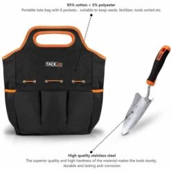 TODOT 7 Pcs Outils De Jardinage, Sécateur, Pelle, Râteau,Transplantoir, Kits De Jardinage En Acier Inoxydable - GGT4A 8 TODOT 7 Pcs Outils De Jardinage, Sécateur, Pelle, Râteau,Transplantoir, Kits De Jardinage En Acier Inoxydable - GGT4A -Outil de travail du sol Soldes 58758013 2