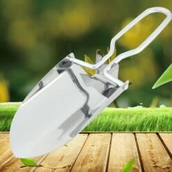 LUCKY-88 Pelle De Jardin Pliante Pelle En Acier Inoxydable Jardinage Pelle Pliante Outils De Jardin Pelle à Glace Pelle De Jardin -Outil de travail du sol Soldes 59928524 2