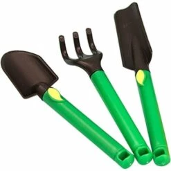 BENOBBY KIDS Pelle De Jardin Kit D'outils De Jardinage Kit Outils De Jardinage En Plastique Truelle Râteau Pelle Pour Les Amateurs De Jardinage (Couleur : Vert, Taille : Ensemble) -Outil de travail du sol Soldes 60720851 2