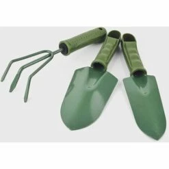 BAICCCF 3 Pièces Kit Outils Du Jardinier Petite Plante De Jardinage Pelle Pot Outils De Jardinage Graine Poche Pelle Râteau Bêche.