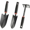 BAICCCF Kit Outils Du Jardinier 3PC Outils De Jardinage En Acier Avec Poignée Ergonomique Antidérapante En Caoutchouc Souple, Outils à Main De Jardin Durables Cadeaux De Jardin Pour Hommes Femmes -Outil de travail du sol Soldes 60740176 1