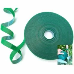 BAICCCF Kit Outils Du Jardinier 15,2 M X Rouleau, Attache De Jardin Pour Plantes De Tomate, Attache Utilitaire, Verte, Réutilisable,résistante Aux Intempéries.