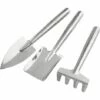 BAICCCF Kit Outils Du Jardinier 3 Pièces Pelles à Manche En Acier Inoxydable Pour Pots De Plantes Ensemencement Sol Meuble Jardin Pelle à Main/pelle/râteau Ensemble D'outils De Jardin -Outil de travail du sol Soldes 60740941 1