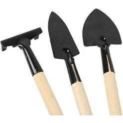 BAICCCF 6 Pcs Kit Outils Du Jardinier Outils De Jardin Mini Kit De Jardinage Gadget De Fleurs En Pot De Plantes Poignées En Bois Pour Transplanter Les Semis, Cultiver Et Désherber Les Fleurs Et Les Semis De Légumes -Outil de travail du sol Soldes 60740956 3