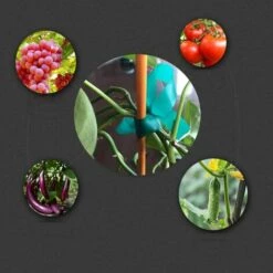 BAICCCF 3 Kit Outils Du Jardinier 150 Pieds De Ruban Adhésif Extensible 12 Mm/24 Mm Ruban De Jardin épais Ruban De Plante Jardin Vert Piquet En Vinyle Pour Intérieur Extérieur Utilisation De Plantes De Patio -Outil de travail du sol Soldes 60740960 3