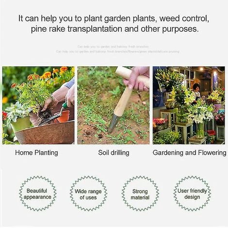 LTS FAFA Perforateur De Semis En Acier Inoxydable Semis De Plantes De Repiquage Fertiliz 6 LTS FAFA Perforateur De Semis En Acier Inoxydable Semis De Plantes De Repiquage Fertiliz – Image 4