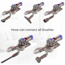 MEZHENG Buse Brosse Accessoires Kit Avec Tuyau Extensible Pour Dyson V7 V8 V10 V11 V11 SV10 SV11 SV14 Aspirateur, Quick Release Nettoyage Tool Kit Pour Maison Et Voiture (6 In 1) -Outil de travail du sol Soldes 61310087 3