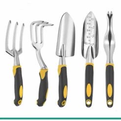 Petite Pelle Et Pelle, Acier Inoxydable En Acier Au Carbone Dans La Maison De Jardin, Terre à Creuser Succulente, Repiquage De Branches De Fleurs Et Outils Agricoles épaississants Pour La Plantation(racine à Manche Noir Et Jaune) -Outil de travail du sol Soldes 63570377 2