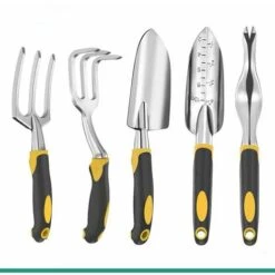 Petite Pelle Et Pelle, Acier Inoxydable En Acier Au Carbone Dans La Maison De Jardin, Terre à Creuser Succulente, Repiquage De Branches De Fleurs Et Outils Agricoles épaississants Pour La Plantation(racine à Manche Noir Et Jaune) -Outil de travail du sol Soldes 63570377 4