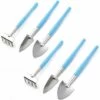 SINCèREETALI Ensemble Mini Outils De Jardinage, 6 Pcs/Set Mini Outil De Jardinage - Mini Râteau, Truelle Et Pelle Pour Pot De Fleurs, Succulentes, Plants, Bonsaï Et Plantation