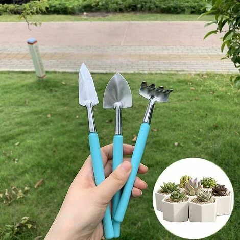 SINCèREETALI Ensemble Mini Outils De Jardinage, 6 Pcs/Set Mini Outil De Jardinage - Mini Râteau, Truelle Et Pelle Pour Pot De Fleurs, Succulentes, Plants, Bonsaï Et Plantation 5 SINCèREETALI Ensemble Mini Outils De Jardinage, 6 Pcs/Set Mini Outil De Jardinage - Mini Râteau, Truelle Et Pelle Pour Pot De Fleurs, Succulentes, Plants, Bonsaï Et Plantation – Image 3