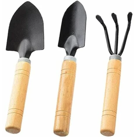 SINCèREETALI Pièce Ensemble D'outils De Jardin Outils De Jardin Outils à Main De Jardin Manche En Bois En Métal Râteau De Jardin Miniature Pour Plantes D'intérieur Et D'extérieur Pot De Fleurs Jouets De Plage (Noir) 3 SINCèREETALI Pièce Ensemble D'outils De Jardin Outils De Jardin Outils à Main De Jardin Manche En Bois En Métal Râteau De Jardin Miniature Pour Plantes D'intérieur Et D'extérieur Pot De Fleurs Jouets De Plage (Noir)
