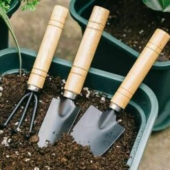 SINCèREETALI Pièce Ensemble D'outils De Jardin Outils De Jardin Outils à Main De Jardin Manche En Bois En Métal Râteau De Jardin Miniature Pour Plantes D'intérieur Et D'extérieur Pot De Fleurs Jouets De Plage (Noir) 10 SINCèREETALI Pièce Ensemble D'outils De Jardin Outils De Jardin Outils à Main De Jardin Manche En Bois En Métal Râteau De Jardin Miniature Pour Plantes D'intérieur Et D'extérieur Pot De Fleurs Jouets De Plage (Noir) -Outil de travail du sol Soldes 63819897 4