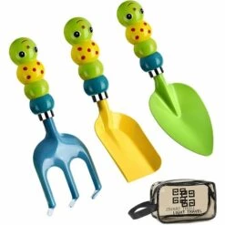 BAICCCF Kit Outils Du Jardinier Ensemble D'outils De Jardin Pour Enfants,truelle De Jardinage Pour Enfants, Pelle, Râteau, Jardin, Creuser Des Jouets Sûrs Pour La Plage -Outil de travail du sol Soldes 63874147 2