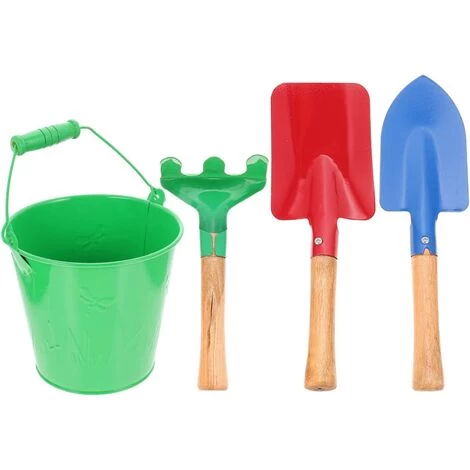 BAICCCF Kit Outils Du Jardinier Ensemble D'outils De Jardinage Pour Enfants Vert 4pcs, Outils De Jardin Pour Enfants Avec Râteau, Pelle, Truelle Et Seaux De Plage Pour Jouet De Bac à Sable De Plage Pour Enfants 3 BAICCCF Kit Outils Du Jardinier Ensemble D'outils De Jardinage Pour Enfants Vert 4pcs, Outils De Jardin Pour Enfants Avec Râteau, Pelle, Truelle Et Seaux De Plage Pour Jouet De Bac à Sable De Plage Pour Enfants
