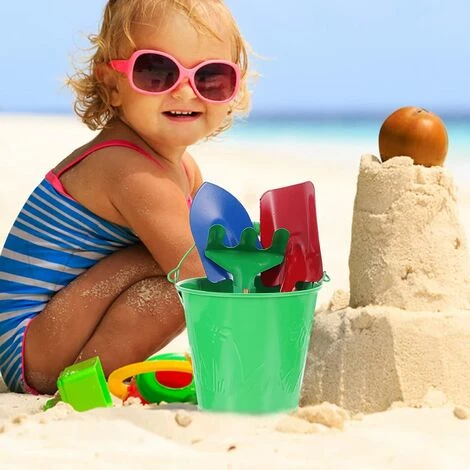 BAICCCF Kit Outils Du Jardinier Ensemble D'outils De Jardinage Pour Enfants Vert 4pcs, Outils De Jardin Pour Enfants Avec Râteau, Pelle, Truelle Et Seaux De Plage Pour Jouet De Bac à Sable De Plage Pour Enfants 4 BAICCCF Kit Outils Du Jardinier Ensemble D'outils De Jardinage Pour Enfants Vert 4pcs, Outils De Jardin Pour Enfants Avec Râteau, Pelle, Truelle Et Seaux De Plage Pour Jouet De Bac à Sable De Plage Pour Enfants – Image 2
