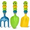 BAICCCF Kit Outils Du Jardinier Ensemble D'outils De Jardin Pour Enfants, Truelle De Jardinage Pour Enfants, Pelle, Râteau, Jardin, Creuser Des Jouets Sûrs Pour La Plage -Outil de travail du sol Soldes 63874393 1