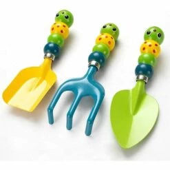 BAICCCF Kit Outils Du Jardinier Ensemble D'outils De Jardin Pour Enfants, Truelle De Jardinage Pour Enfants, Pelle, Râteau, Jardin, Creuser Des Jouets Sûrs Pour La Plage -Outil de travail du sol Soldes 63874393 5