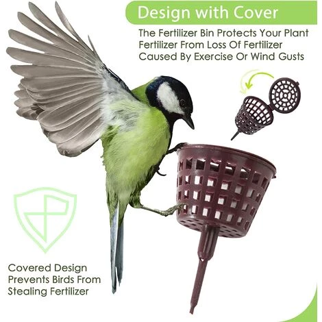 MEZHENG 100pcs Portable Bonsai Outil Fertilizer Cover Plastic Dome Box Fertilizer Paniers Pour Agricultural Garden Planting 7 MEZHENG 100pcs Portable Bonsai Outil Fertilizer Cover Plastic Dome Box Fertilizer Paniers Pour Agricultural Garden Planting – Image 5