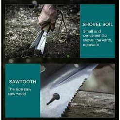 MEZHENG Outil De Creusement De Jardin, Pelle De Jardin En Métal Portative Digger Mini Pelle En Acier Inoxydable Pour Le Jardinage Camping Agricole (Argent) 10 MEZHENG Outil De Creusement De Jardin, Pelle De Jardin En Métal Portative Digger Mini Pelle En Acier Inoxydable Pour Le Jardinage Camping Agricole (Argent) -Outil de travail du sol Soldes 64119449 4